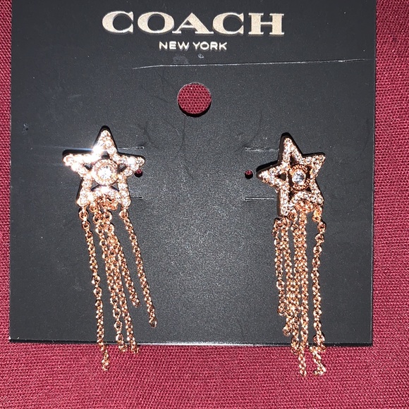 Bling🔥COACH EARRINGS - Picture 2 of 4